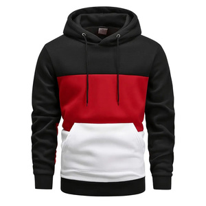 MOQ 1 pieza Fleece Custom Logo Factory Casual Sudadera con capucha multicolor Heavyweight Mens Casual Color en blanco Sudadera con capucha - Product Image 1
