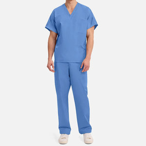 Tenue médicale unisexe pour médecins et infirmières – Confortable, séchage rapide, respirante, en toile – Fabriquée au Pakistan - Product Image 1