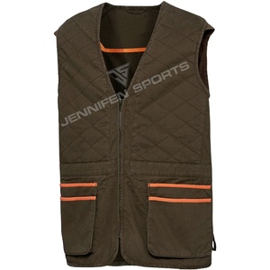 Chaleco de Caza y Pesca Ligero OEM, Ropa de Caza al por Mayor, Chaleco de Caza de Tela de Lona 100% Algodón - Product Image 1