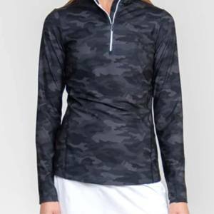 Pull de golf élégant à fermeture éclair pour femmes-Tissu de haute qualité, idéal pour le golf et les vêtements décontractés - Product Image 6