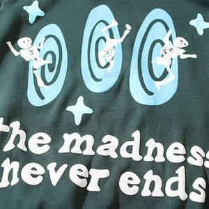 Meilleur matériel Sweat à capuche imprimé à manches longues Hiver Nouveau col à capuche à motif solide à la mode - Product Image 5