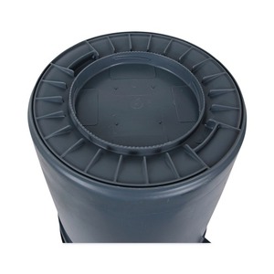 ถังขยะทรงกลมแบบเปิดด้านบน ขนาด 32 แกลลอน สีเทา ผลิตจากโพลีเอทิลีนความหนาแน่นต่ำ - Product Image 3