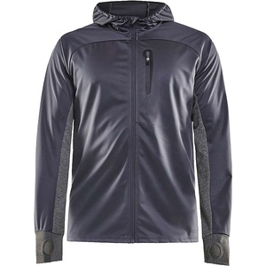 Custom Men's Lightweight Waterproof Canvas Windbreaker Jacket for Active Sports OEM ODM Services Stand Collar - Product Image 4