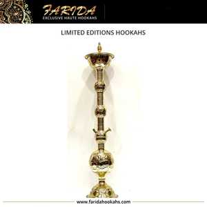 Cachimba egipcia de latón Shisha Ediciones limitadas únicas Cachimbas 2025 Nuevo estilo de diseño único Venta caliente Cachimbas Farida de lujo - Product Image 5
