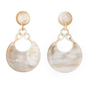 Boucles d'oreilles africaines faites à la main de haute qualité belle conception pour dames boucles d'oreilles en résine boucles d'oreilles en résine polie à la main - Product Image 5