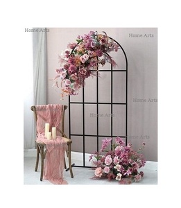 Nuevo Diseño Fantástico, Fondo de Forma Personalizada, Hierro de Color Negro de Calidad Superior para Bodas y Eventos, Diseño Moderno - Product Image 2