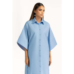 Ensemble coordonné en fil teint pour femme IPST-55277, tenue deux pièces avec hauts à manches courtes et pantalon pour le printemps/été, tailles XS et XXS disponibles - Product Image 3