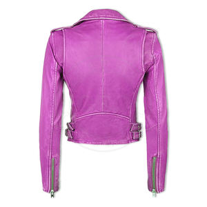 Chaquetas de cuero personalizadas para mujer, moda - Product Image 2