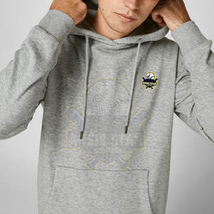 เสื้อฮู้ดแบบสวมหัวสำหรับผู้ชายผ้าคอตตอน100% น้ำหนักเบาสวมใส่สบายใส่กับฤดูหนาวปรับแต่งโลโก้ได้ตามต้องการ2025 - Product Image 2