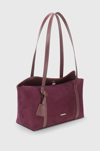 Custom Logo <b>Burgundy</b> Canvas Casual <b>Tote</b> <b>Bag</b> with Zipper Closure Waterproof OEM ODM Women's Shoulder <b>Bag</b> - Product Image 1