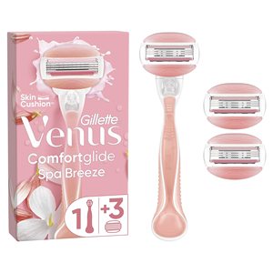 2 en 1 Gillette Venus Breeze 3 Blade Maquinilla de afeitar conveniente para el cuidado personal del Cuerpo de las mujeres Uso a precios al por mayor del exportador de EE. UU. - Product Image 4