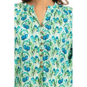 Ensemble coordonné IUSTTS-782 pour femme, ensemble décontracté printemps/été, ensemble une pièce avec haut court et short en tissu mousseline, vêtements de tous les jours - Product Image 3