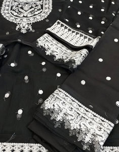 Trajes y Vestidos de Fiesta de Invierno para Mujer al por Mayor, Material de Chifón, Salwar Kameez, Estilo Étnico Indio y Pakistaní - Product Image 4