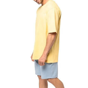 Camisetas de Hombre 100% Algodón, de Alta Calidad, Tallas Grandes, con Bordado Personalizado, Estilo Hip Hop, en Oferta - Product Image 2