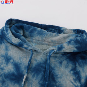 Usine en gros à capuche homme sport personnalisé hommes cravate teinture à capuche personnalisé bases coton mélangé meilleure vente sport cravate teinture à capuche - Product Image 3