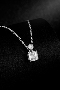 14K 1 CT สร้อยคอเพชรที่ปลูกในห้องทดลองสไตล์วินเทจได้รับการรับรอง IGI สำหรับเป็นของขวัญ - Product Image 3