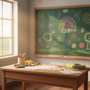 Maglietta a maniche lunghe Made To Teach per l'apprezzamento degli insegnanti e il ritorno a scuola - Product Image 3