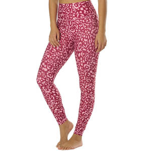 Leggings de sport pour femmes à taille haute respirants en polyester/spandex, avec coutures, logo personnalisé, nouveau style tendance, vente chaude - Product Image 3