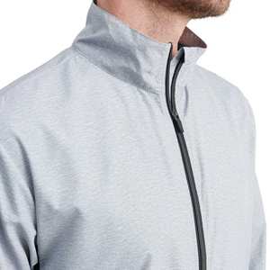 Veste de golf technique pour hommes de haute qualité tissu extensible respirant imperméable coupe athlétique col montant mode - Product Image 4