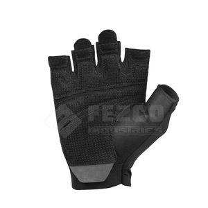 Gants de fitness en cuir demi-doigt personnalisables de haute qualité équipement de sport de gymnastique robuste équipement d'haltérophilie durable - Product Image 2
