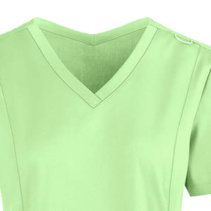 Uniformes Médicos de Verano de Alta Calidad en Color Azul, Personalizados, de Lujo, Conjuntos de Uniformes Médicos de Manga Corta - Product Image 4