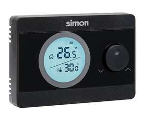 Termostato digitale ON/OFF nero (Simon AF521101) - Product Image 1