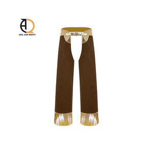 Chaparreras de Equitación de Alta Calidad, Chaparreras de Cuero Vacuno, Equipo de Cuero Genuino para Hombre - Product Image 5