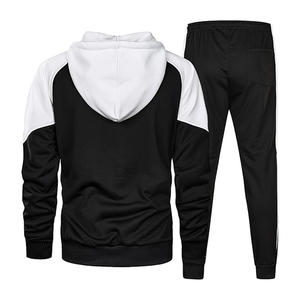 2025 nouveauté 2 pièces tenues survêtements pour hommes à manches longues survêtements athlétique pleine fermeture éclair ensembles de sport actifs - Product Image 4