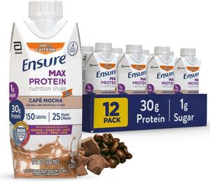 เอนชัวร์ แม็กซ์ โปรตีน คาเฟ่ มอคค่า นิวทริชั่น เชค แพ็ค 12 ขวด - Product Image 2