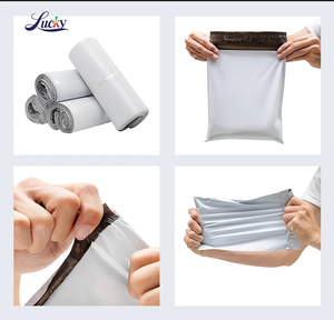 Bolsas de correo con autosellado de alta calidad blancas LDPE reciclado blanco 100% tamaño 32*45-35*50cm - Product Image 5