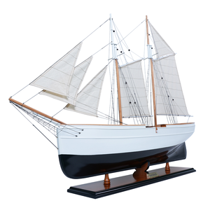 Modelo de barco Wanderbird de madera hecho a mano, decoración para el hogar y la Oficina y idea de regalo única (89Lx18.5Wx74H cm) - Product Image 1
