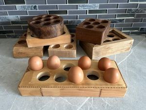 ACERCA DE SOPORTE DE HUEVOS DE MADERA DE ALTA CALIDAD PARA COCINA DE GRANJA y Uso en el mercado Utensilios de cocina Bandeja de huevos para Keed Egg Safe - Product Image 3