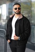 Veste d'hiver kaki pour homme de haute qualité, manteau rembourré chaud avec fermeture éclair, vêtement d'extérieur décontracté, coupe confortable pour le temps froid