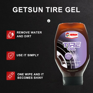 Gel pour pneus Getsun à haute brillance 532 ml, brillance longue durée, polissage à base d'eau pour un nettoyage en profondeur, une protection et un soin - Product Image 2