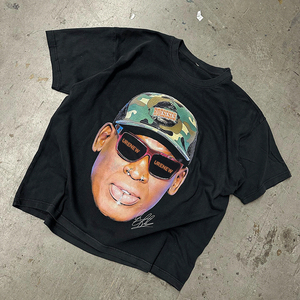 Camisetas deportivas de poliéster y microfibra unisex para gimnasio, camiseta desgastada Vintage con logotipo impreso personalizado para hombre, sublimación rápida sólida - Product Image 4