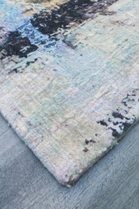 Ensemble de tapis modernes en polyester faits à la main Design abstrait polyvalent Technique tuftée Maison Chambre Vie Prière PET - Product Image 3