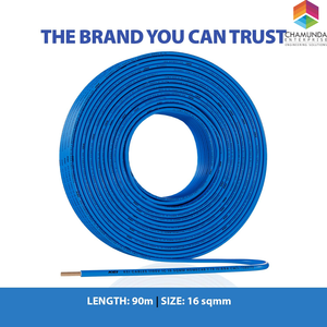 Cable eléctrico de cobre trenzado de PVC de 1 núcleo y 10 SQMM para aplicaciones residenciales industriales y de construcción - Product Image 2