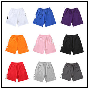 Pantalones cortos deportivos de malla personalizados, pantalones cortos de entrenamiento de gimnasio transpirables para hombres con cordón de cintura elástica, proveedor a granel de fábrica OEM - Product Image 5