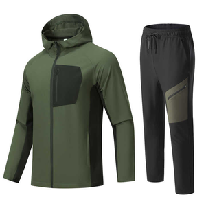 Fabrication Stitchmode Unisexe Outdoor Jogging Sportswear Survêtement Respirant Spandex/Polyester Séchage Rapide Running Gym - Product Image 1