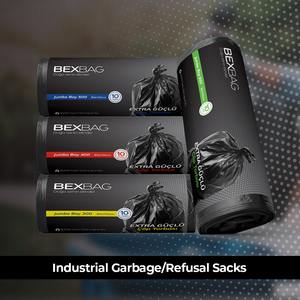 BEXBAG Premium Bolsas de basura desechables biodegradables 65x80 cm Durable reciclable para cocina, hogar y uso en hoteles - Product Image 4