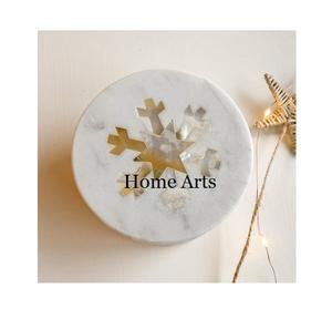 Posavasos de cristal con taza de mármol de diseño fabuloso con posavasos de taza de té de tamaño personalizado de calidad superior a la venta - Product Image 1