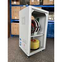 Stabilisateur de tension automatique monophasé 220V 30KVA Servo AVR entièrement en cuivre pour compresseur d'air