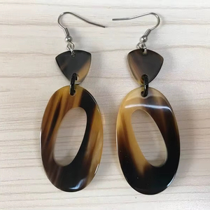 Boucles d'oreilles en corne si belles de qualité supérieure avec un style moderne pour la fête de mariage des femmes de HUMAYUN WORLD CRAFTS - Product Image 1
