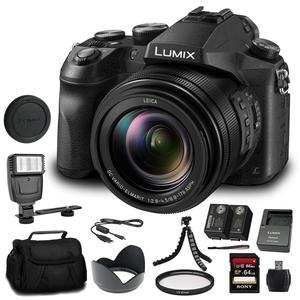 Appareil photo numérique DMC-FZ2500 d'occasion avec carte mémoire 64 Go, batterie DMW-BLC12, sac souple, trépied flexible de 12 pouces - Product Image 5