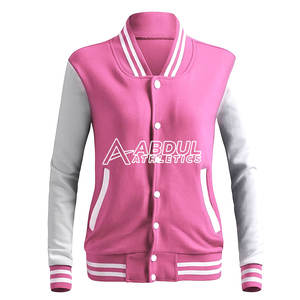 Chaqueta Letterman de gran tamaño para mujer, chaqueta Letterman de material duradero, chaqueta Letterman cómoda - Product Image 1