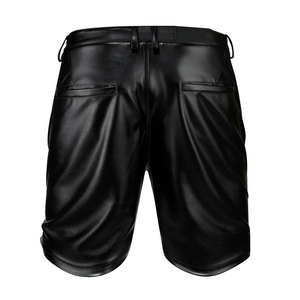 Shorts en cuir pour hommes Style de rue élégant Mode Bas de vêtement pour les soirées et les événements nocturnes - Product Image 2