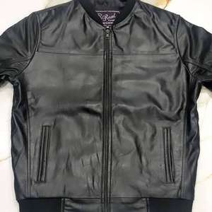 แจ็กเก็ตหนังสำหรับผู้ชายเสื้อแจ็คเก็ตหนังสไตล์ใหม่สำหรับผู้ชายการตัดเย็บแบบพรีเมี่ยม - Product Image 3