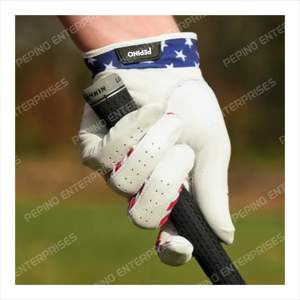 Los últimos guantes de golf de alta calidad lisos de moda con el último Logotipo de bordado de patrón Guantes de golf de cuero - Product Image 5