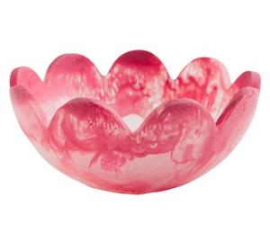 Custom Resin <b>Bowl</b> Kitchen & Tabletop Resin Salad <b>Bowl</b> New Design Serving Resin <b>Bowl</b> Handmade <b>Pink</b> And White MIx Dinnerware - Product Image 1