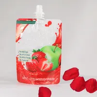 Sacchetti di imballaggio per bevande in plastica Stand Up personalizzati biodegradabili succo di gelatina alimenti per bambini spremere latte bevanda sacchetto con beccuccio liquido